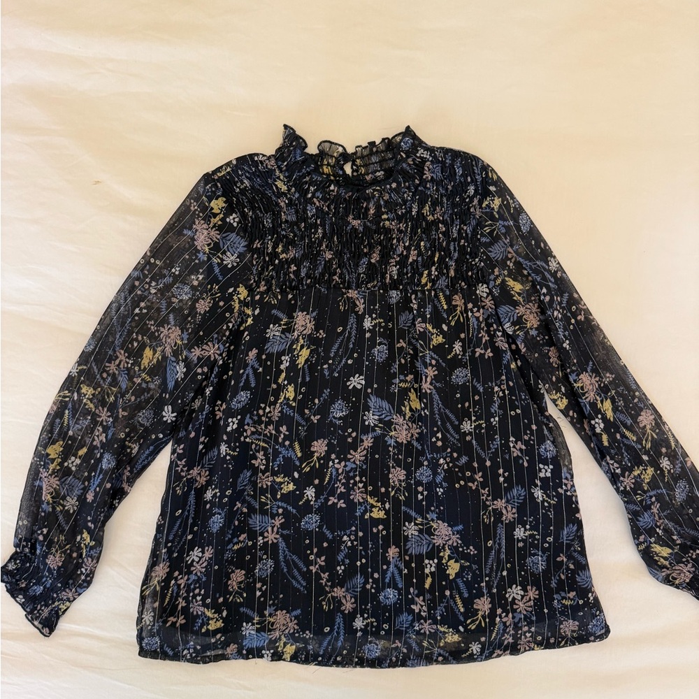 Floral Print Girls Top